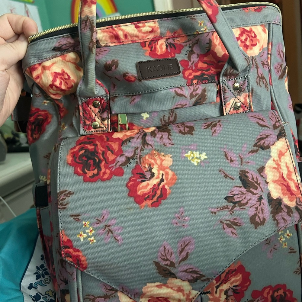 KAOME Floral Diaper Bag/Backpack